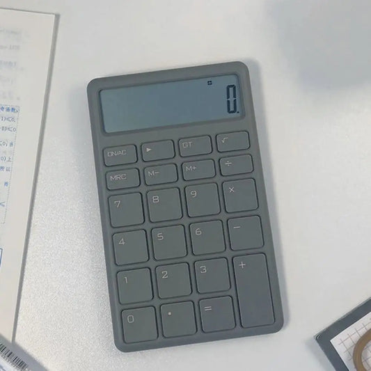 Mini Calculator    12 Digits Solar Battery Basic Office Calculator School Supplies