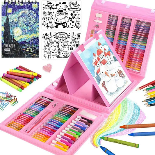 208PCS Paintbrush Set Kids Art Supplies